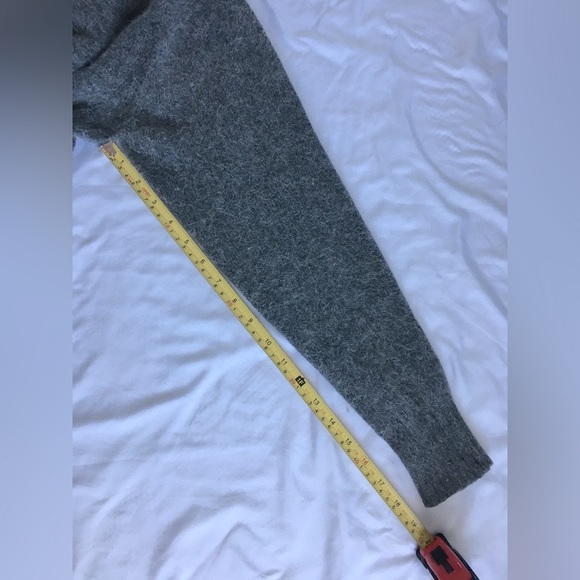 Vintage Gorgeous Bravo warm grey lambswool and angora rabbit hair cardigan. - Picture 9 of 11